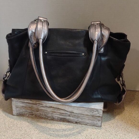 B Makowsky Black and Off white Purse  P3 - Picture 9 of 15